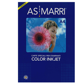 Carta inkjet a4 125gr 50fg color graphic effetto photo 8096 as marri