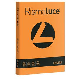 Carta rismaluce 140gr a4 200fg arancio favini