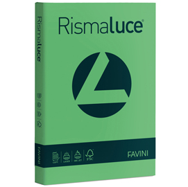 Carta rismaluce 140gr a4 200fg verde favini