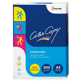 Carta bianca color copy a3 297x420mm 200gr 250fg mondi