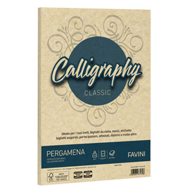 Carta calligraphy 190gr a4 50fg 05 crema