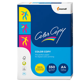 Carta bianca color copy a4 210x297mm 350gr 125fg mondi