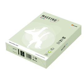 Carta maestro color a4 210x297mm 80gr 500fg verde tenue gn27 mondi