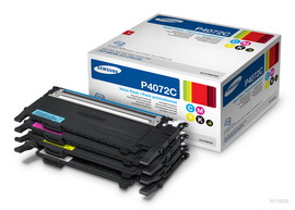 Scatola 4 toner colori clp-325 clp-325w clp-320-320n clx-3185 3185fn 3185fw